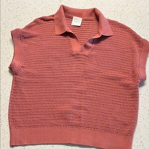 Varley Otto Knit Cotton Sweater Vest